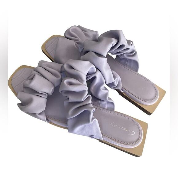 Circus by Sam Edelman Women's‎ Iggy Ruched Slide Sandals Lavender Purple- 8 - Picture 9 of 9